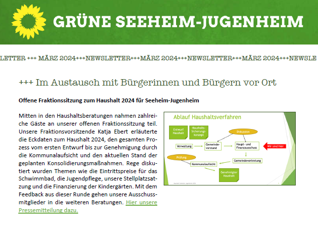 Newsletter März 2024