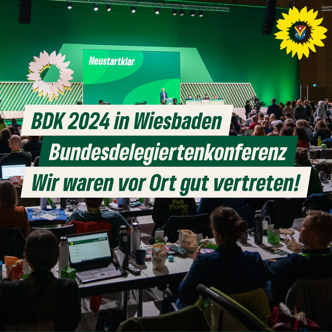 Pressemitteilung: GRÜNE Seeheim-Jugenheims gut vertreten auf dem Bundesparteitag von Bündnis 90/DIE GRÜNEN in Wiesbaden