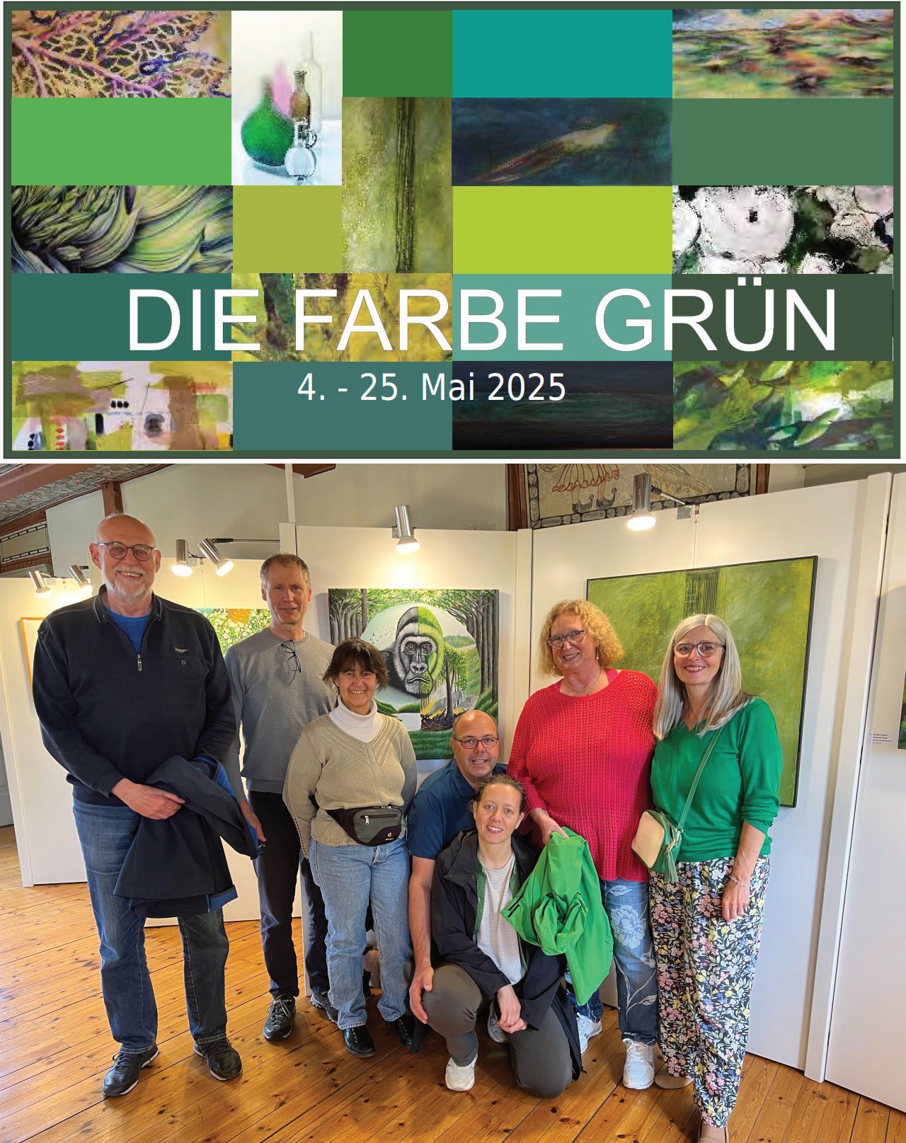 Als Grüne Seeheim-Jugenheim waren wir zu Besuch bei der Ausstellung des Künstlerkreises Seeheim-Jugenheim.